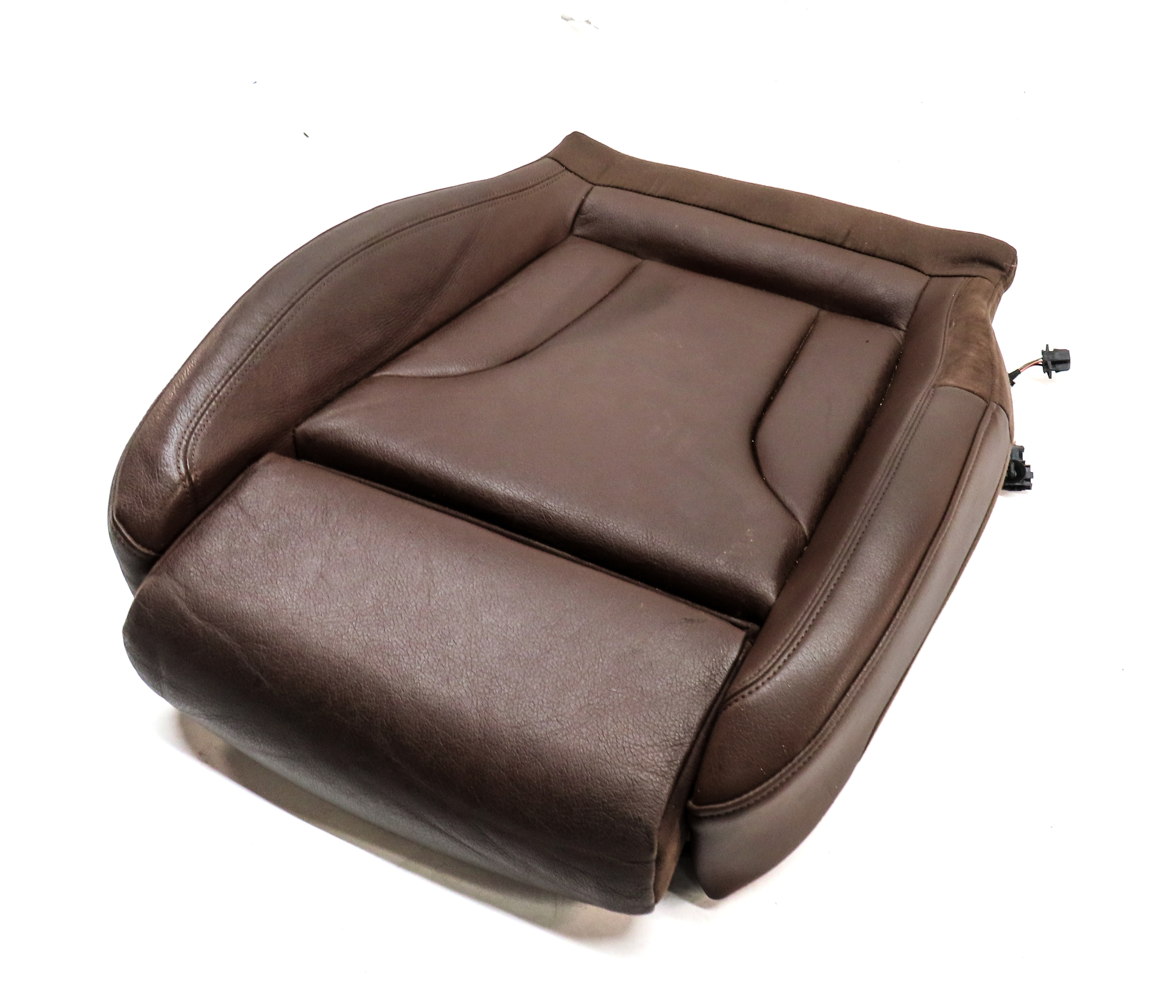 2018 AUDI Q3 (8U) FRONT RIGHT LOWER BOTTOM HEATED SPORT SEAT CUSHION (Brown) — exact item pictured